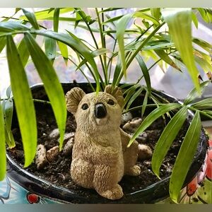 1985 Vintage UDC Stone Critters Koala Animal Solid Collectible Figure Zoo